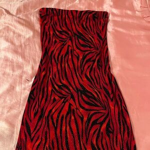 Nikki Obsession esk vintage A. fortiori tiger print dress